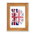 thumbnail image 1 of British Flag Fingerprint Gene Desktop Wooden Photo Frame Display Picture Art Painting Multiple Sets, 1 of 3