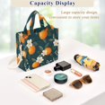 thumbnail image 5 of FORMRS Womens Corduroy Tote Bag Crossbody Shoulder Handbag with Pocket, Floral Oranges, 5 of 7