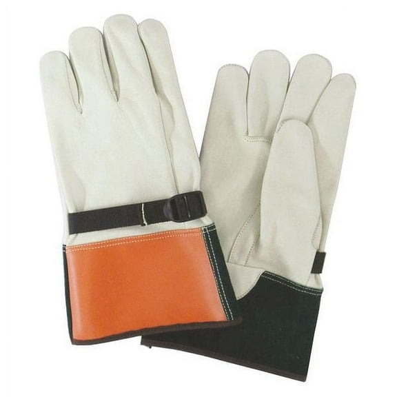 Condor Elec. Glove Protectr,XL,Beige/Org/Grn,PR 4T559