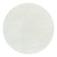 thumbnail image 4 of Unique Loom Soft Solid Shag Collection Area Rug - Aras (5' 1" Round White), 4 of 7