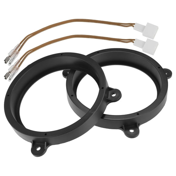 Unique Bargains 6.5" Car Speaker Adapter Spacer Ring with Wire Combination for Subaru Impreza 2007-2019 Black