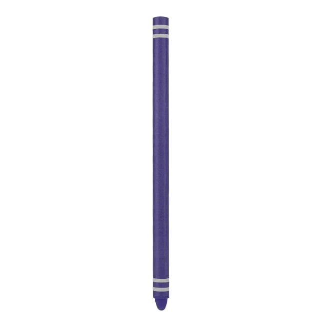 Lápiz capacitivo de escritura sensible para tableta y teléfono móvil con forma de crayón extralargo para pantalla táctil, color morado