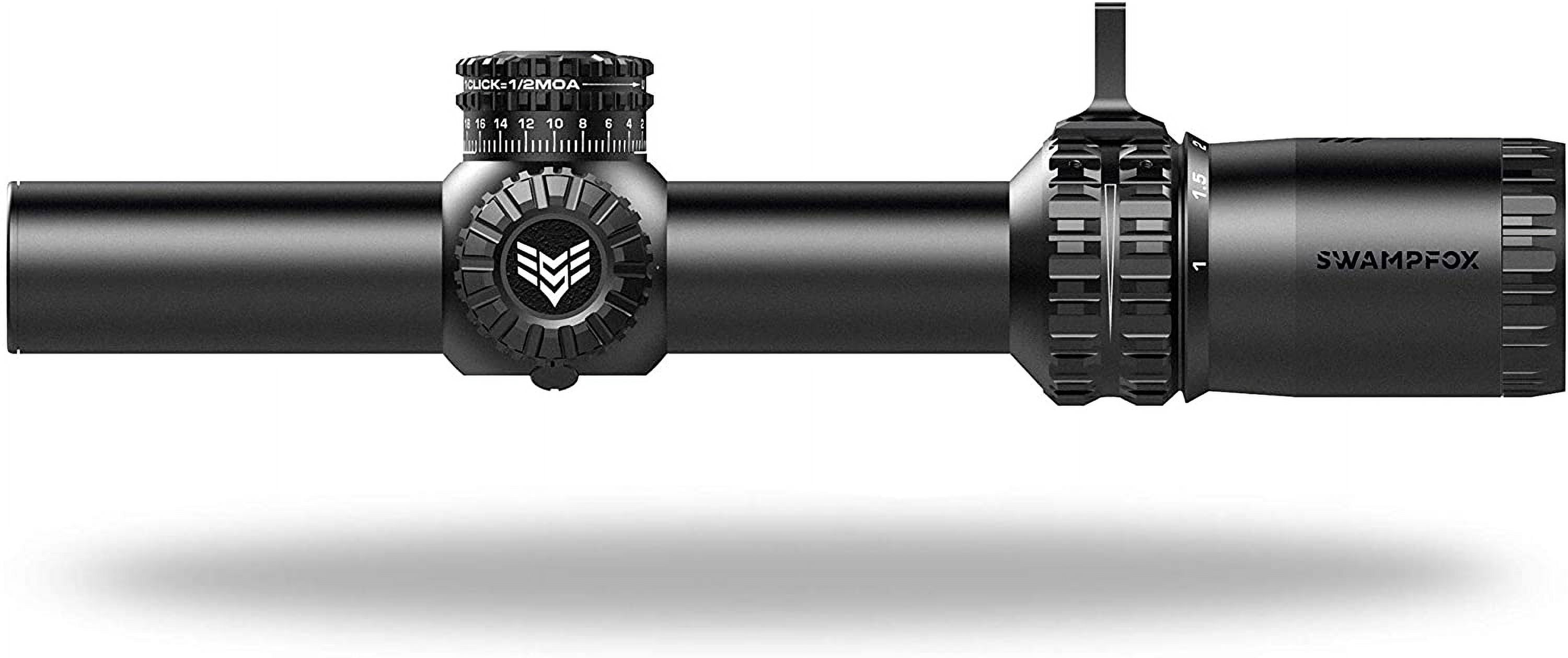 Swampfox Arrowhead Tube scope, Wider Field of View consistent Reticle Size Super Low Light Compatible
