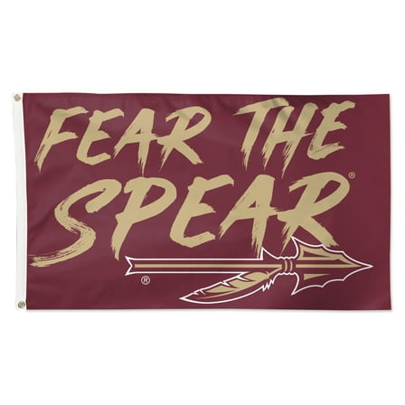 WinCraft Florida State Seminoles 3' x 5' Single-Sided Deluxe Team Slogan Flag