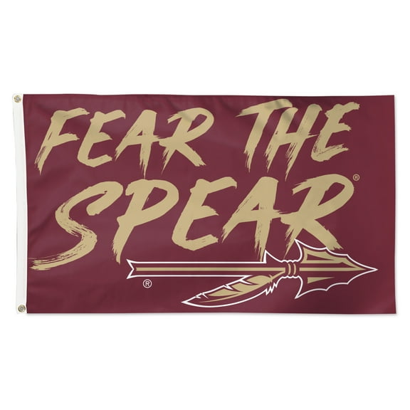 WinCraft Florida State Seminoles 3' x 5' Single-Sided Deluxe Team Slogan Flag