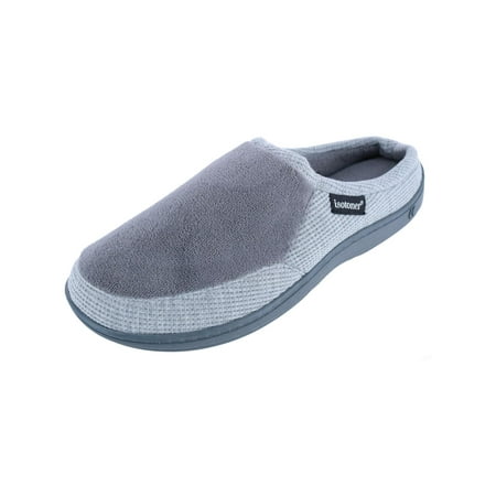 

Isotoner Microterry and Waffle Travis Hoodback Slipper (Men)