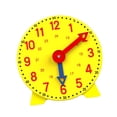 thumbnail image 1 of Reloj didáctico para niños, reloj de mesa, juguete para el aula, herramienta de enseñanza de fácil lectura, relojes analógicos, actividad de de 24 horas, 1 of 8