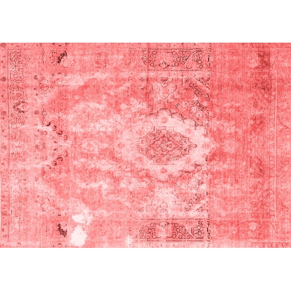 Ahgly Company Indoor Rectangle Persian Red Traditional Area Rugs, 4' x 6'