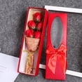 thumbnail image 2 of MesaSe Flower Bouquet 5 Soap Roses Flower Valentine‘S Day Mother‘S Day Gift Box, 2 of 13
