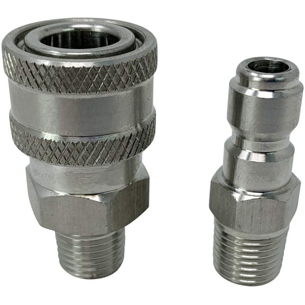 ESSENTIAL WASHER Pressure Washer Fittings Stainless Steel Quick Connect