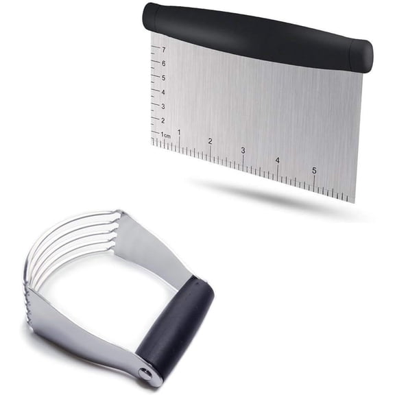 Dough Blender & Pastry Cutter Tool,Multipurpose Kitchen Baking Essential Tool with Comfortable Grip Handle-Perfect for Nut,Pie and Dough Processing