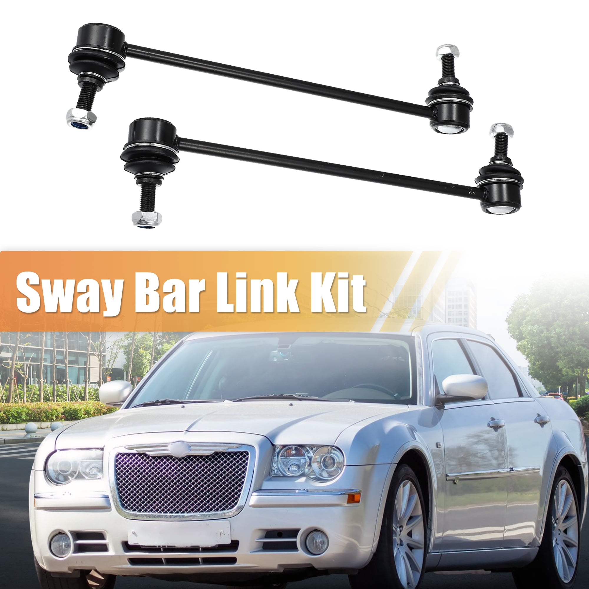 X AUTOHAUX Pair Front Vehicle Stabilizer Sway Bar Links Stabilizer 31352241254 - View #9