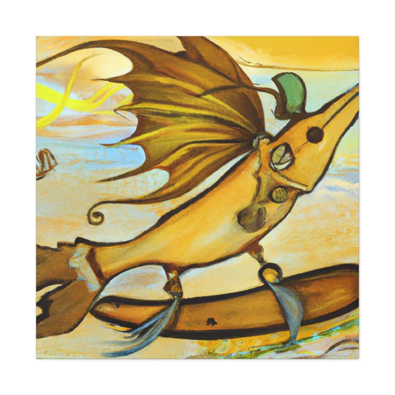 Wondrous Walleye Watching - Canvas