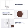 thumbnail image 3 of Difusor de CO2 Unique Bargains Distribución Eficiente de Dióxido de Carbono Sistema de CO2 para Acuarios Nuevos Diseños para Crecimiento Óptimo de Plantas S Claro 1 Set, 3 of 6