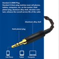 thumbnail image 4 of Earphone Cable 1.2m Silver Plated Copper 3.5mm Stereo Plug Earbuds Replacement Cable for IE100 Pro IE400 Pro IE500 Pro, 4 of 4
