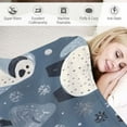 thumbnail image 3 of COMIO  Cute Penguins Blanket, Lightweight Flannel Soft Throw Blanket for Unisex Teens Living Room Bedroom Couch Bed Sofa Travel, 3 of 6
