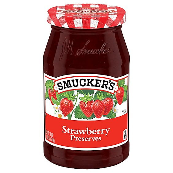 2 Pack Smuckers Preserves Strawberry - 18 Oz