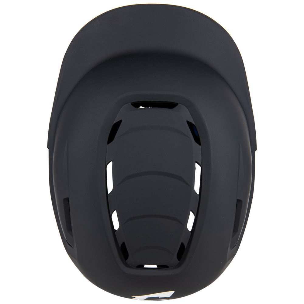Champro HXE Matte Baseball Helmet with Jaw Guard, Large, Black