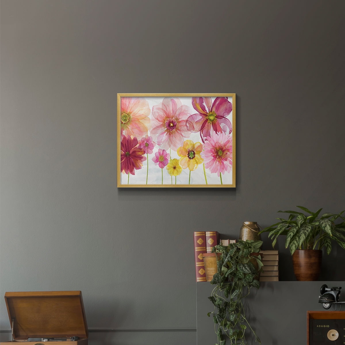 Pop Of Spring by Carol Robinson - Restickable Framed Giclée Print