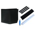 thumbnail image 1 of Graflsoa Large Felt Puzzle Mat with Storage Bag, 1500-Piece Capacity, Portable Puzzle Organizer, Black/Grey Options, 26x46 Inches, Includes Elastic Bands & Inflatable Tube, 1 of 6
