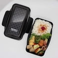 thumbnail image 2 of Komori Resin Dome Lunch Box 630 Fly Height Black, 2 of 5