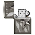 thumbnail image 4 of Zippo Armor Retro Star Black Ice Pocket Lighter, 4 of 7