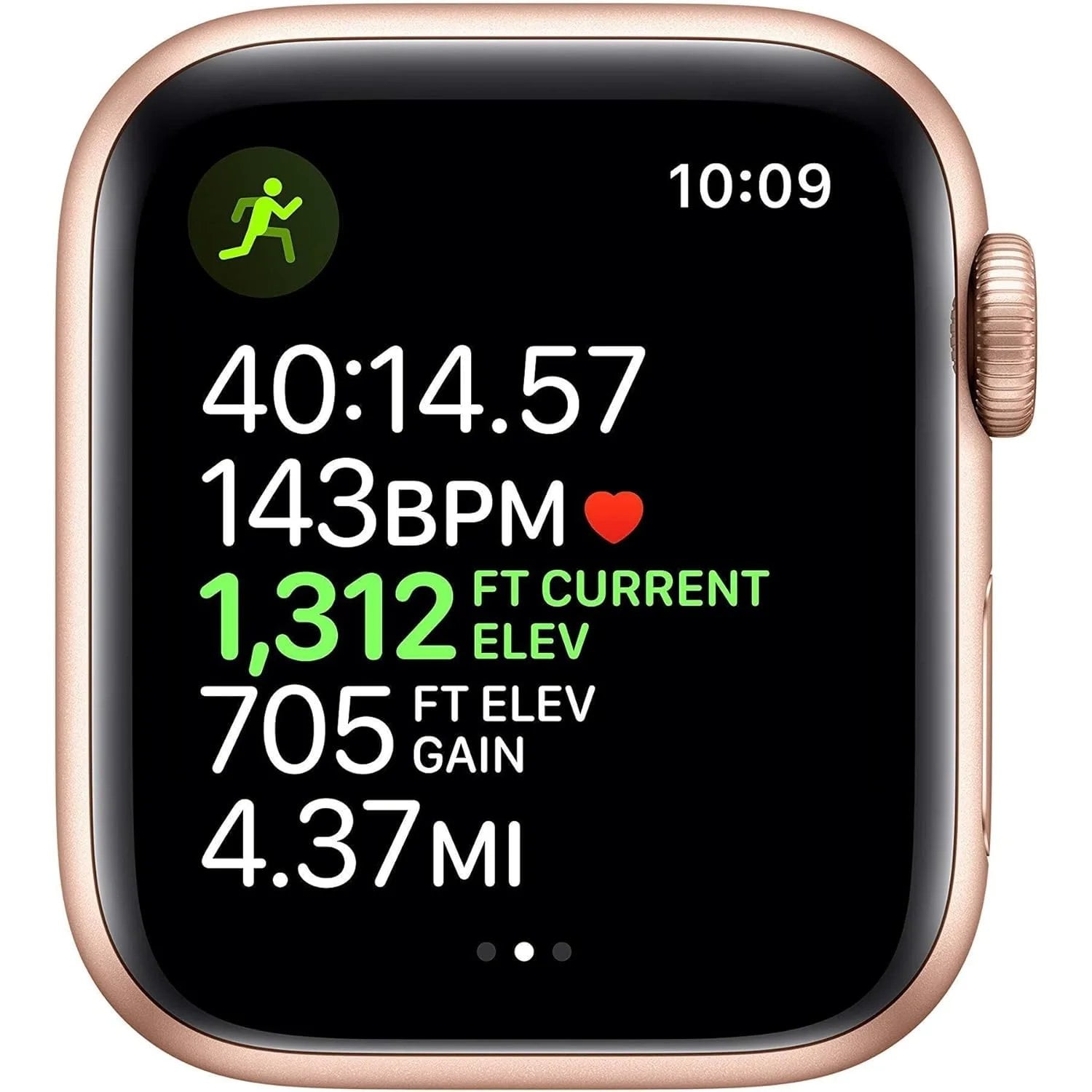 Restored Apple Watch Series 4 (GPS, 40 mm) Gold Aluminum Case with Pink Sport Band Bundle 5 Bonus Bands, Charging Stand, Screen Protector, & 2 amp charger (Refurbished)