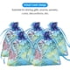 thumbnail image 5 of Cateissary 100 piezas de bolsas de regalo de Organza con diseño de Coral, recuerdo transpirable para vacaciones de cumpleaños, joyería Type3 NO3, 5 of 6