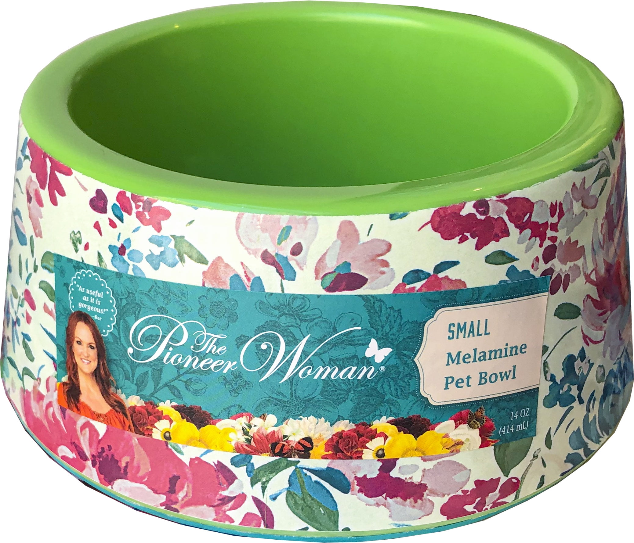 The Pioneer Woman Pet Bowl Medium Floral Melamine 22 Oz Food Water P5 