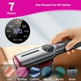 thumbnail image 6 of Dr  Flash 7-Mode Handheld Garment Steamer, 1200W Portable Travel Steamer with LED Display and 90-Degree Rotatable Handle, 6 of 11