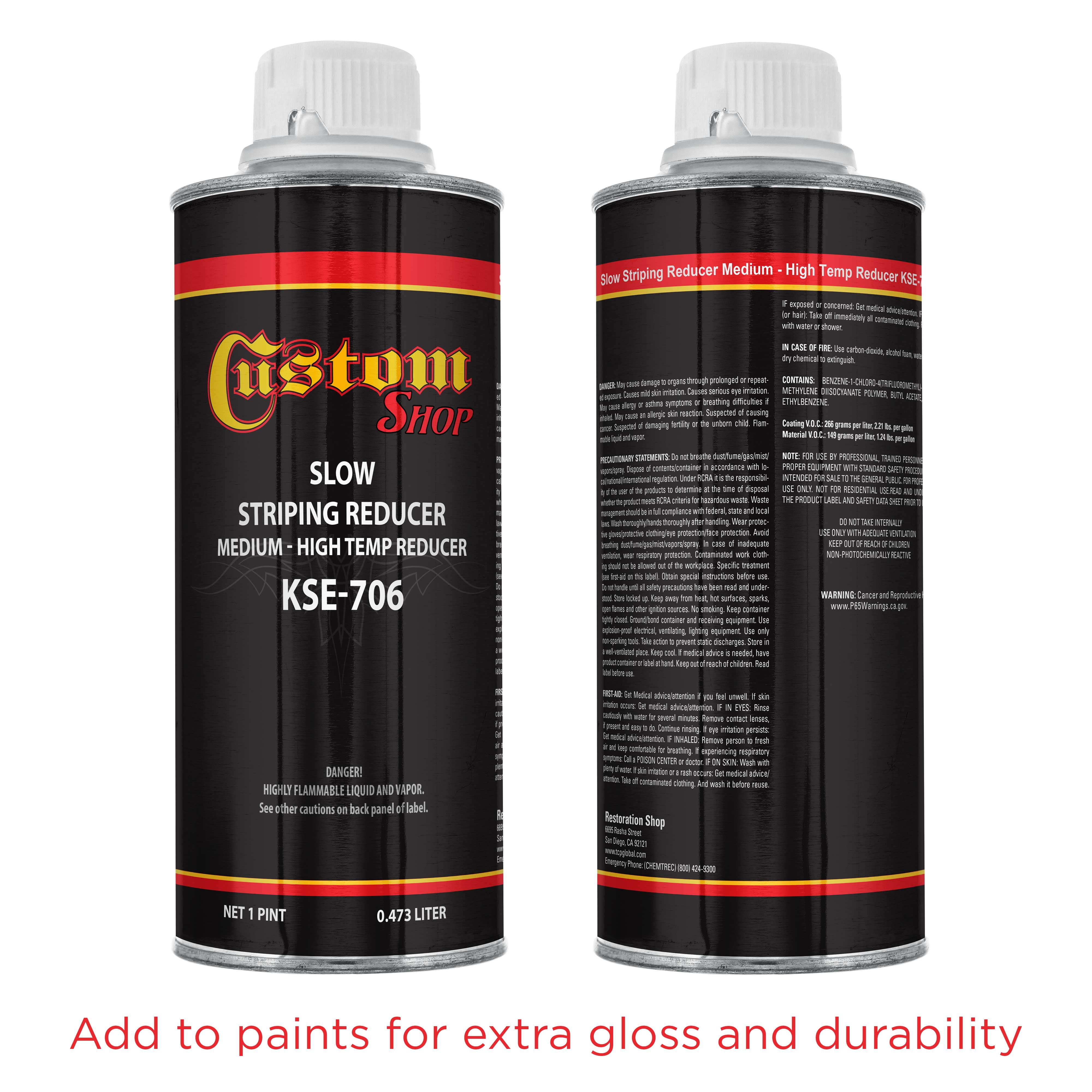 Customshop 18 Basic Lettering Enamel/Pinstriping Color Kit - 18 Colors, Brush, Reducer