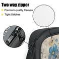 thumbnail image 5 of ZUXONGSY Hummingbird Daisy Floral Print Bible Case for Women Men Bible Cover Functional Bible Bag Bible Carrying Case Waterproof Bible Study Tool with Handle Zippered Christian Gift, 5 of 7