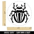 thumbnail image 2 of Round Striped Potato Beetle Bug Insect Self-Inking Rubber Stamp Ink Stamper - UV Ink - Mini 1/2 Inch, 2 of 7