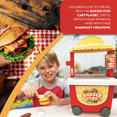 thumbnail image 2 of Burger Stop Cart 35-Piece Playset, 2 of 6