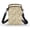 Cute Paw Print Daisy, variant on Adjustable Shoulder Strap Crossbody Bag Polyester with Adjustable Strap Mushroom for Daily Commute or Casual Outings Adult Mushroom