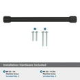 thumbnail image 5 of Amerock Faircrest 7-9/16 inch (192mm) Center-to-Center Matte Black Cabinet Pull, 5 of 7