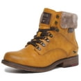 thumbnail image 6 of Mustang 1295-609 Women's Lace Up Casual Ankle Boots With Fleece Lining In Yellow Size 7, 6 of 6