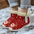 thumbnail image 5 of Psesaysky Christmas Elk Snow Boots for Women Warm Lined Anti-Slip Winter Boots Fashion Ankle Booties Christmas Gift for Wife Daughters, 5 of 7
