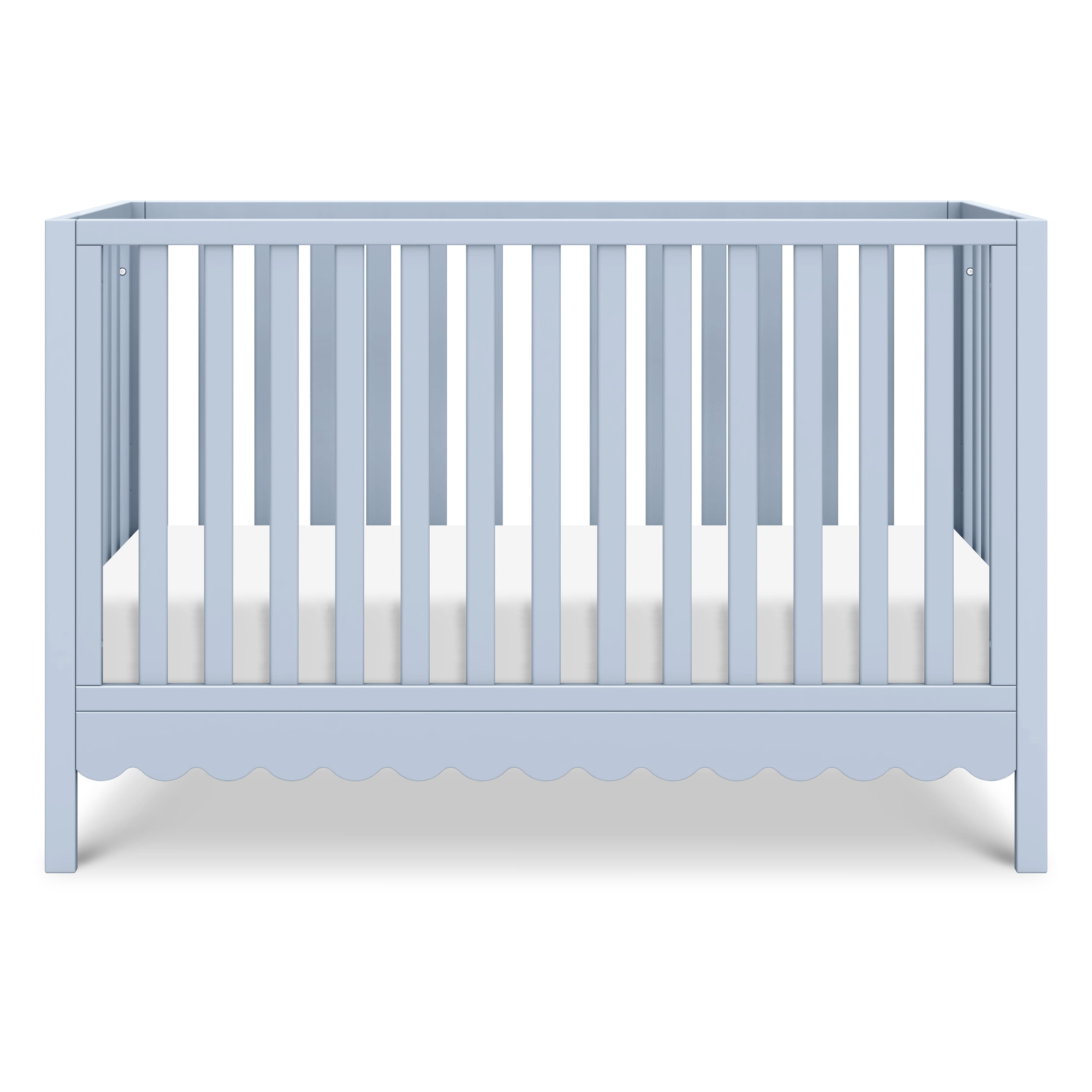 daVinci Sammy Scallop 4 in 1 Convertible Crib, Powder Blue