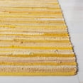 thumbnail image 4 of SAFAVIEH Rag Fergal Striped Cotton Runner Rug, Yellow/Multi, 2'3" x 6', 4 of 12