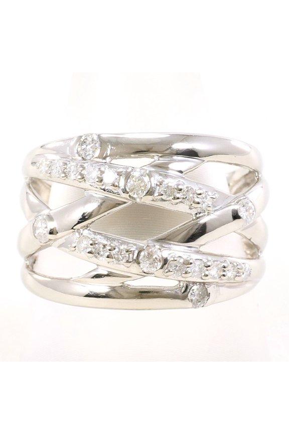 Pre-Owned PT900 Platinum Ring with 1 Diamond (0.50ct), Certificate of Authenticity, Total...