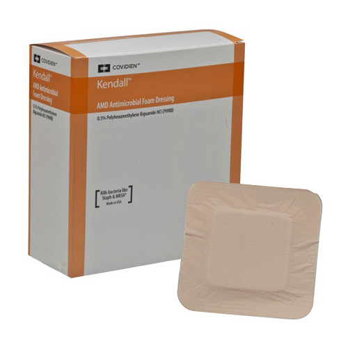 Kendall Amd Antimicrobial Polyurethane Foam Dressing 4" X 4" EA/1