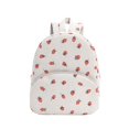 thumbnail image 2 of School Backpack Cute Girlish Middle High School Bookbag Large Capacity Lightweight Daypack travel backpack for College Students Beige Strawberry lightweight backpack 12in, 2 of 8