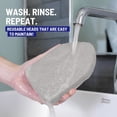thumbnail image 6 of Replacement Scrubber Refill for WTYYC Extendable Tub Tile Shower Brush for Cleaning Non-Scratch (2X Scrubber Sponge Gray), 6 of 14