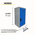 thumbnail image 3 of Locker Casillero Multiusos Alvek 1 Puerta con Ventilación Color Azul — Sistema para Candado, 3 of 7