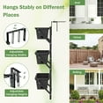 thumbnail image 6 of Laicejoy 3-Tier Vertical Hanging Planter, Garden Wall-mounted Self-watering Planter with 3 Pots, Adjustable Hooks, Auto Drainage, 6 of 8