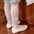 thumbnail image 5 of Zshosam Baby Girls Boys Knee High Socks Cotton Toddlers Cable Knit Tube Ruffled Stockings(White,6-8 Years), 5 of 5