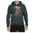 thumbnail image 2 of If It's Not a Weimaraner It's Just a Dog Gift | Mens Dog Lover Hooded Sweatshirt Graphic Hoodie, Charcoal, Large, 2 of 3
