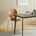 thumbnail image 7 of Livinia No.9 Mid-Century Modern Bentwood Stacking Chairs Set of 2 (Walnut), 7 of 7