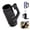 Black, variant on Tactical Assault Beer Holder – Double Tactical Reload Can Holder, 3D Printed Beer Can Holder For Parties & Camping, Holds Two 12oz Cans, Multiple Size Options (Black, 12OZ)